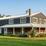 CHD-22222 Barndominium House Plan – Front Elevation