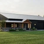 CHD-22233 Barndominium House Plan – Front Elevation