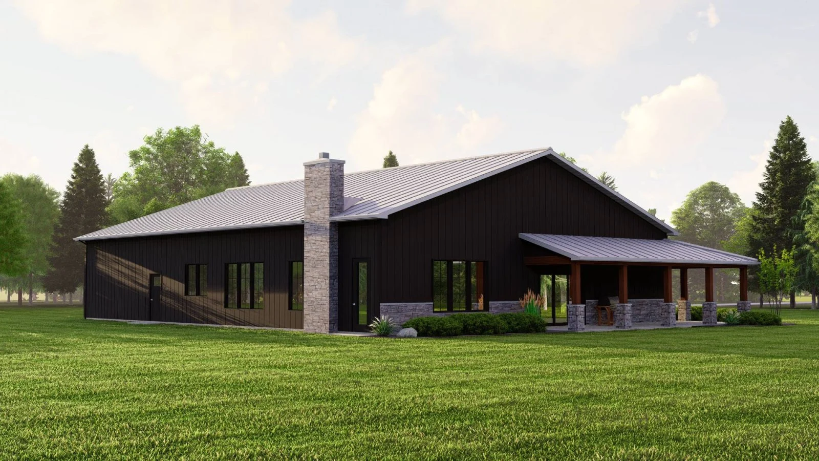 CHD-22233 Barndominium House Plan – Photo 2