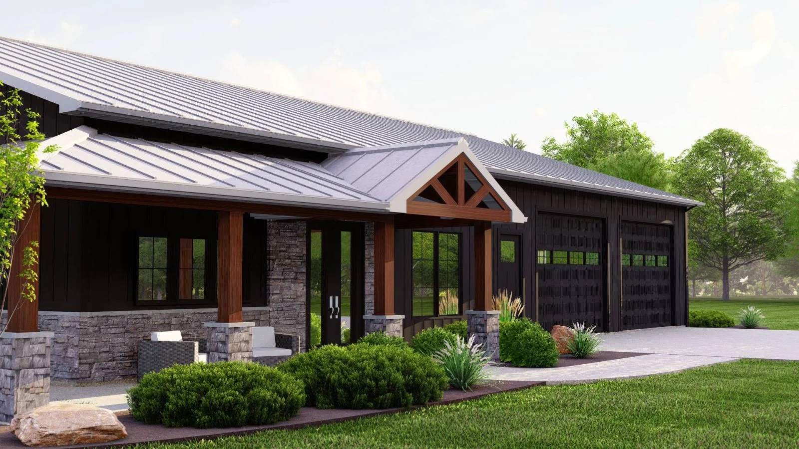 CHD-22233 Barndominium House Plan – Photo 3