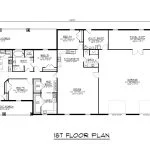CHD-22258 Barndominium House Plan – Main Floor Plan