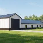CHD-22258 Barndominium House Plan – Photo 1