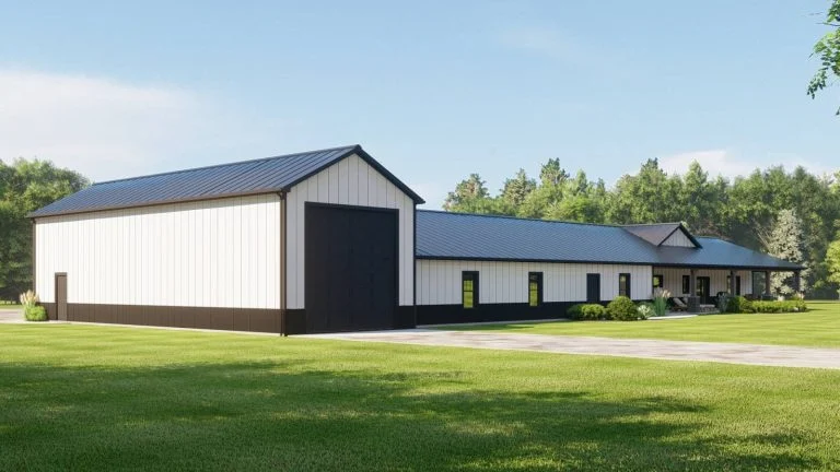 CHD-22258 Barndominium House Plan – Photo 1