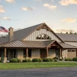 CHD-22275 Barndominium House Plan – Front Elevation