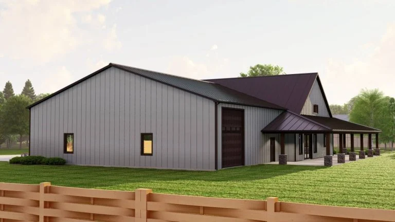 CHD-22275 Barndominium House Plan – Photo 1