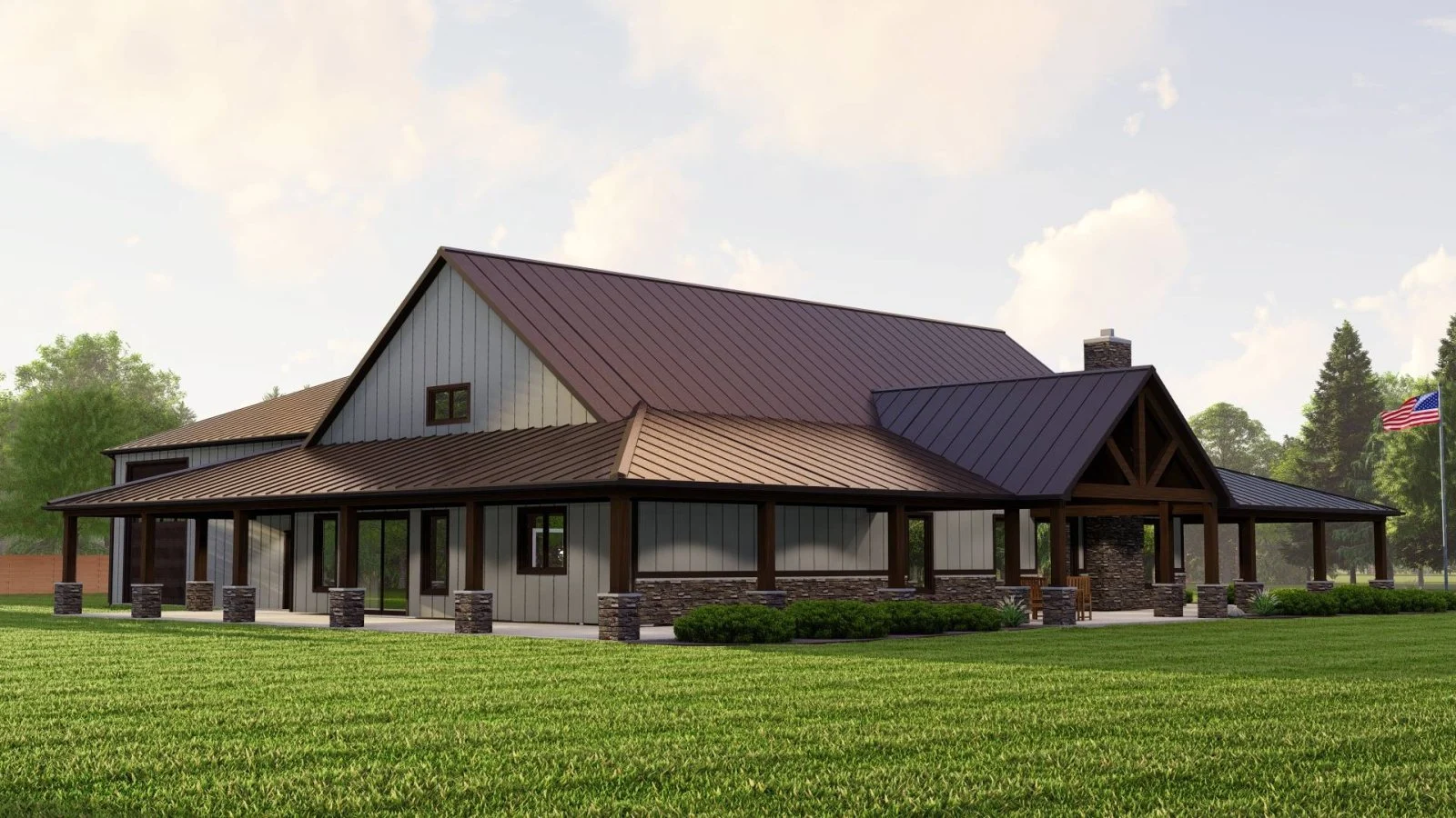 CHD-22275 Barndominium House Plan – Photo 3