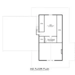 CHD-22276 Barndominium House Plan – Second Floor Plan