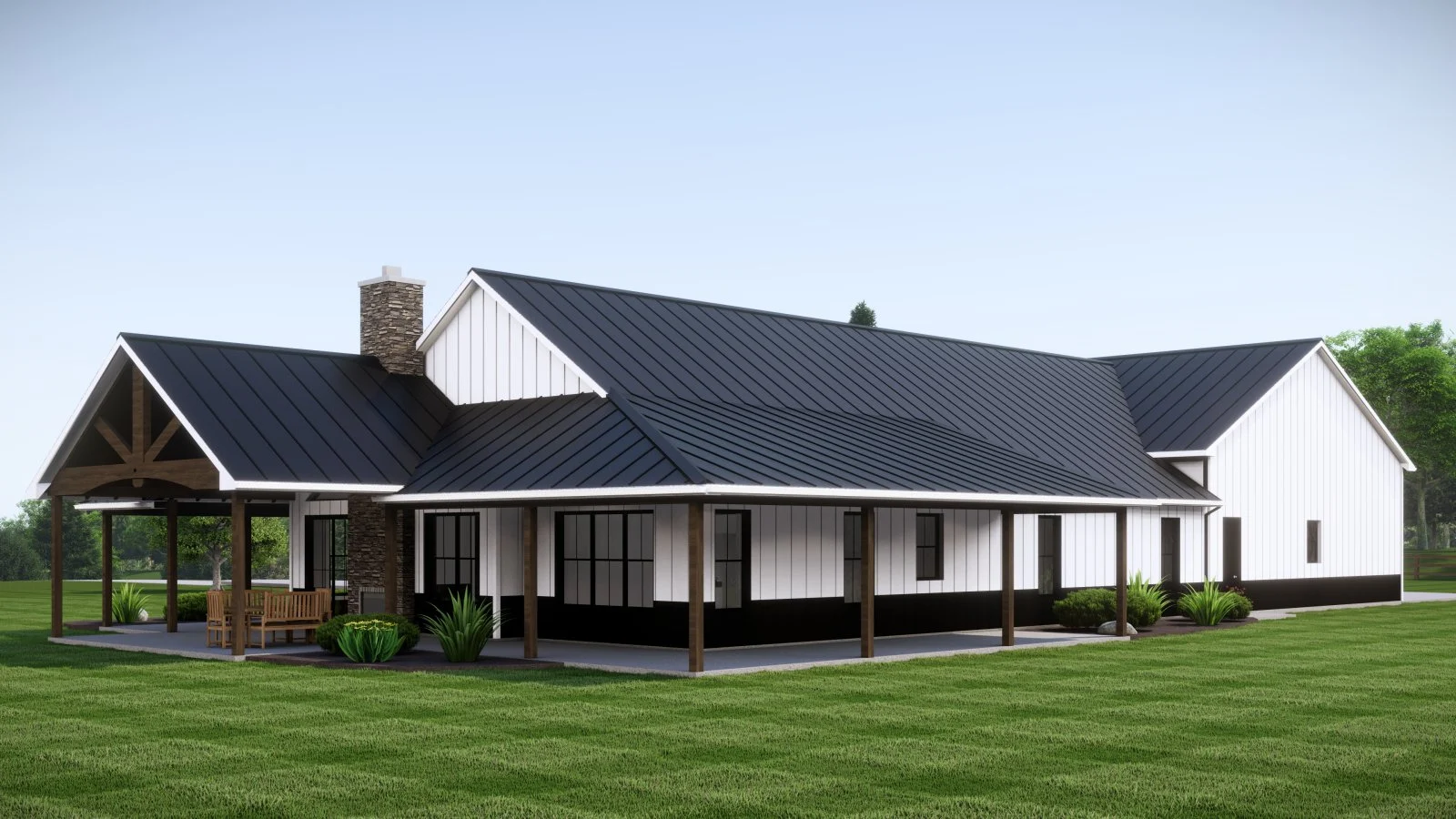 CHD-22282 Barndominium House Plan – Photo 2