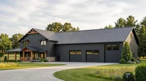 CHD-2264 Barndominium House Plan – Front Elevation