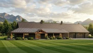 CHD-2279 Barndominium House Plan – Front Elevation
