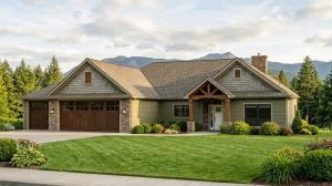 CHD-2283 Country House Plan – Front Elevation