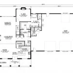 CHD-2292 Barndominium House Plan – First Floor Plan