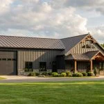 CHD-2298 Barndominium House Plan – Front Elevation