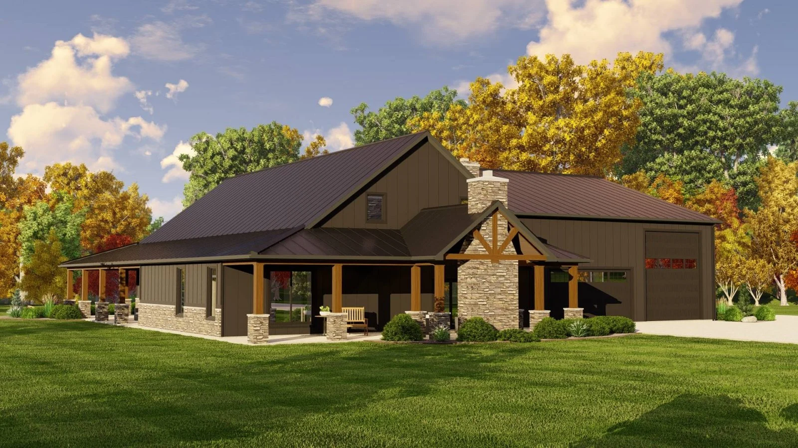 CHD-2298 Barndominium House Plan – Photo 2