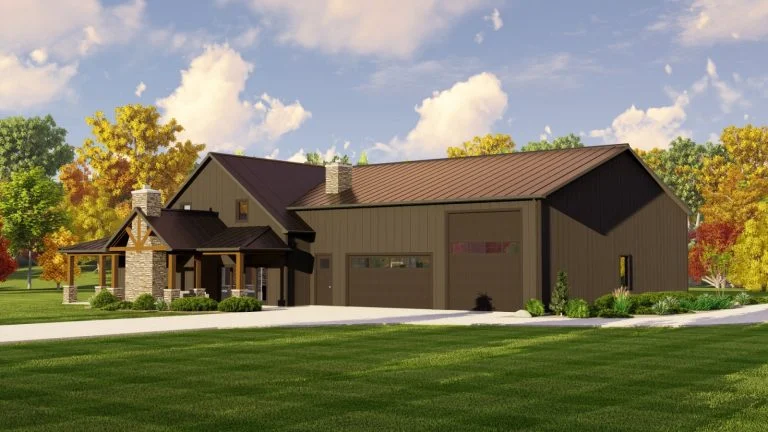 CHD-2298 Barndominium House Plan – Photo 3