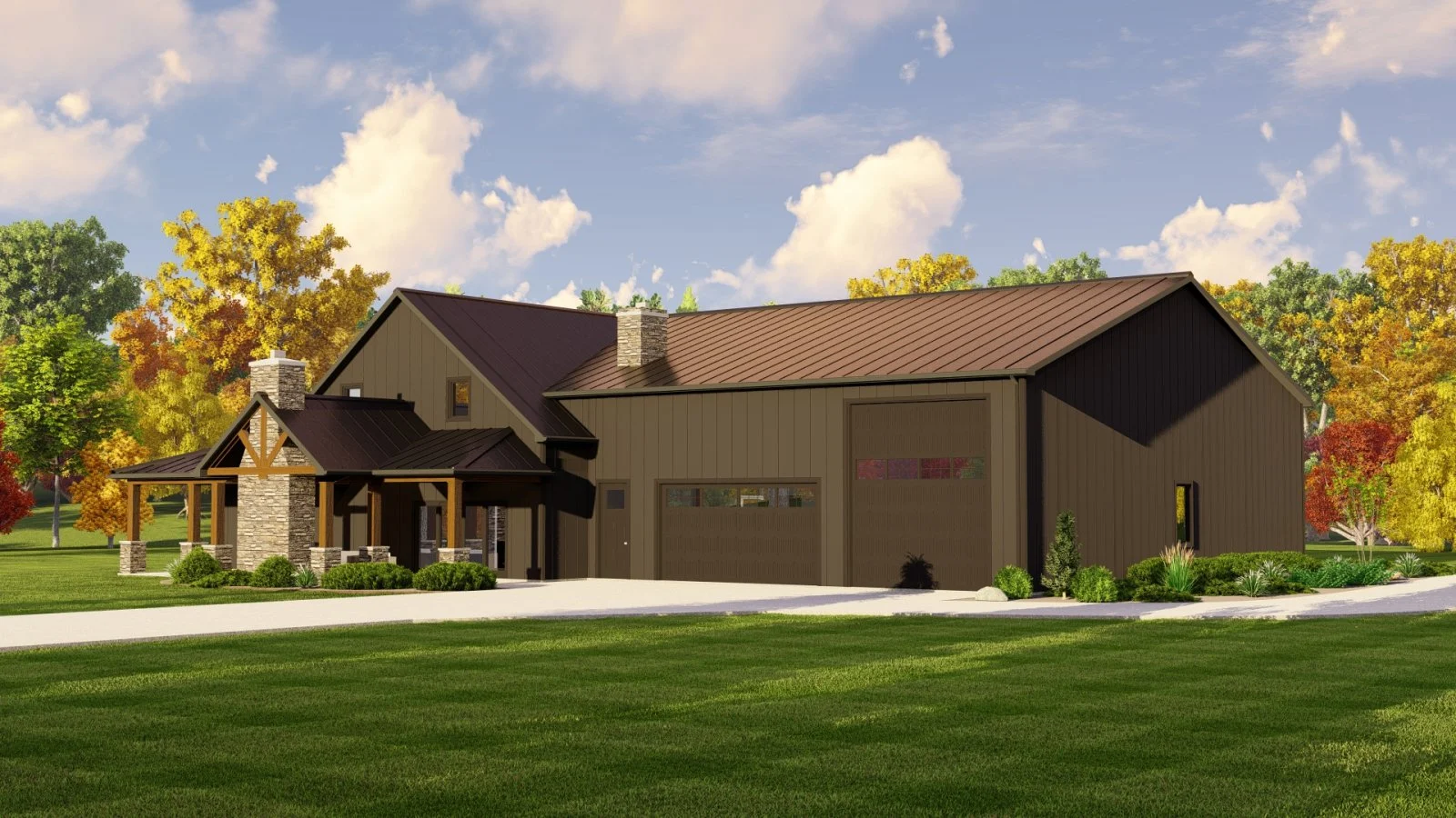 CHD-2298 Barndominium House Plan – Photo 3