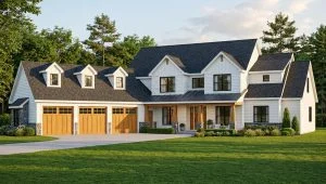 CHD-23225 Cottage House Plan – Front Elevation