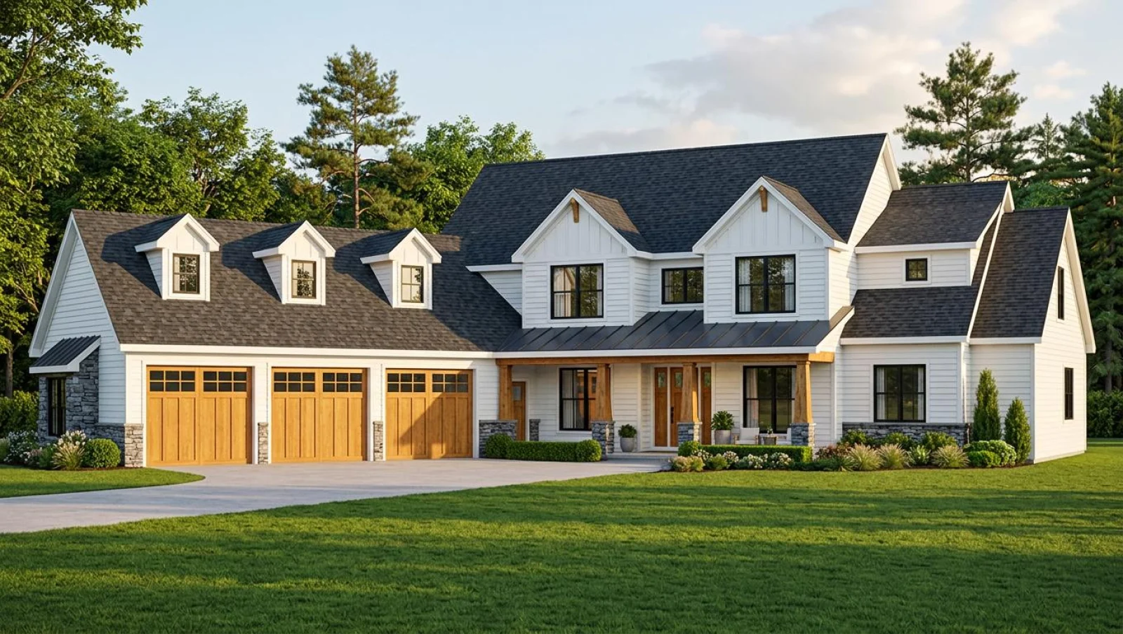 CHD-23225 Cottage House Plan – Front Elevation