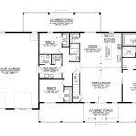 CHD-23350 Country House Plan – Main Floor Plan