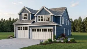 CHD-23416 Beach House Plan – Front Elevation
