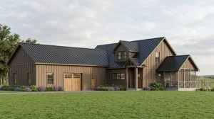 CHD-23421 Beach House Plan – Front Elevation