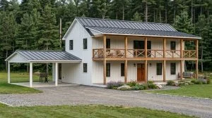 CHD-23427 Beach House Plan – Front Elevation