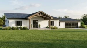CHD-24119 Beach House Plan – Front Elevation