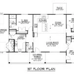 CHD-2413 Country House Plan – Main Floor Plan