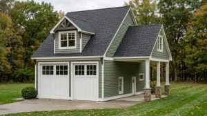 CHD-2415 Beach House Plan – Front Elevation