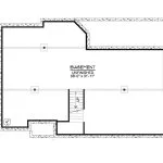 CHD-24154 Beach House Plan – Basement Floor Plan
