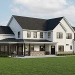 CHD-24154 Beach House Plan – Front Elevation