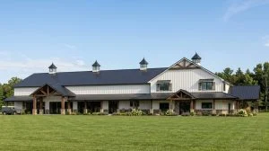 CHD-24169 Barndominium House Plan – Front Elevation