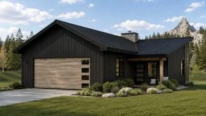 CHD-24200 Beach House Plan – Front Elevation