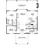 CHD-24219 Craftsmen House Plan – Main Floor Plan