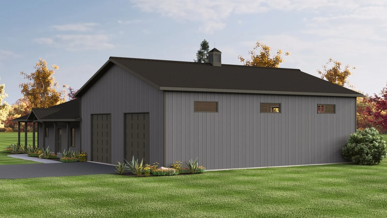 CHD-2425 Barndominium House Plan – Photo 1