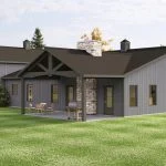 CHD-2425 Barndominium House Plan – Photo 3