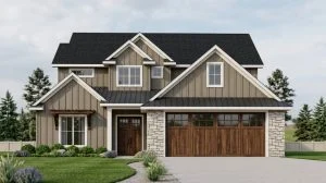 CHD-24281 Beach House Plan – Front Elevation
