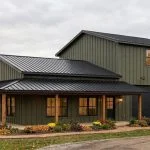 CHD-24301 Barndominium House Plan – Front Elevation