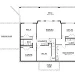 CHD-24309 Country House Plan – Basement Floor Plan