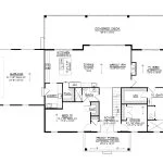 CHD-24309 Country House Plan – Main Floor Plan
