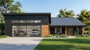 CHD-24358 Beach House Plan – Front Elevation