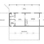CHD-24364 Beach House Plan – Basement Floor Plan