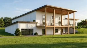 CHD-24364 Beach House Plan – Front Elevation