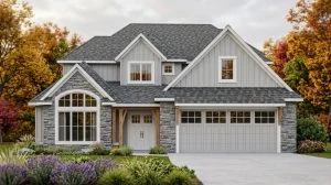 CHD-24382 Beach House Plan – Front Elevation