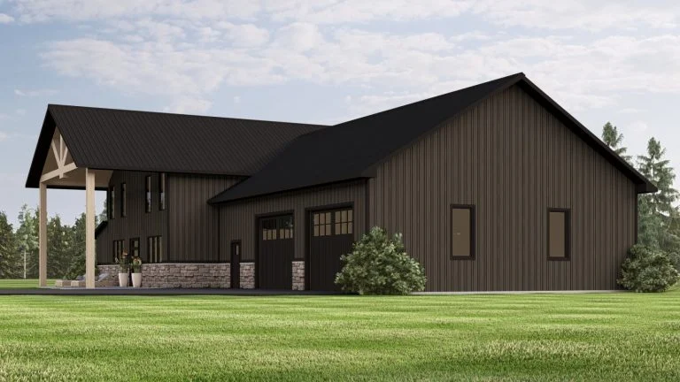 CHD-24413 Barndominium House Plan – Photo 1