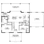 CHD-24445 Beach House Plan – First Floor Plan