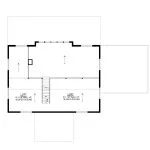 CHD-24445 Beach House Plan – Second Floor Plan