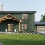 CHD-24445 Beach House Plan – Front Elevation