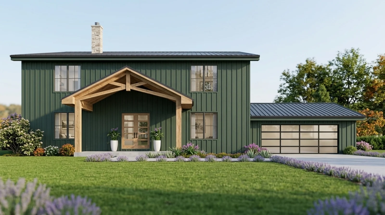 CHD-24445 Beach House Plan – Front Elevation