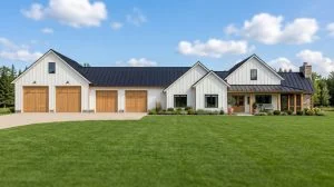 CHD-24473 Barndominium House Plan – Front Elevation